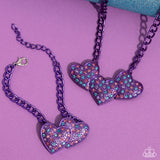 Low-Key Lovestruck - Purple Necklace