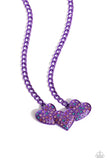 Low-Key Lovestruck - Purple Necklace