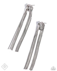 All STRANDS On Deck - Silver Earring