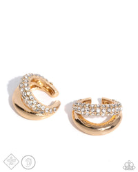 Sizzling Spotlight - Gold Cuff Earring