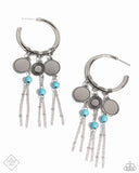 Peppy Pinnacle - Blue Earring